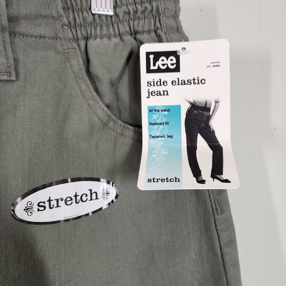 NWT Lee Women's Green Jeans, Sz 14 - Picture 4 of 6